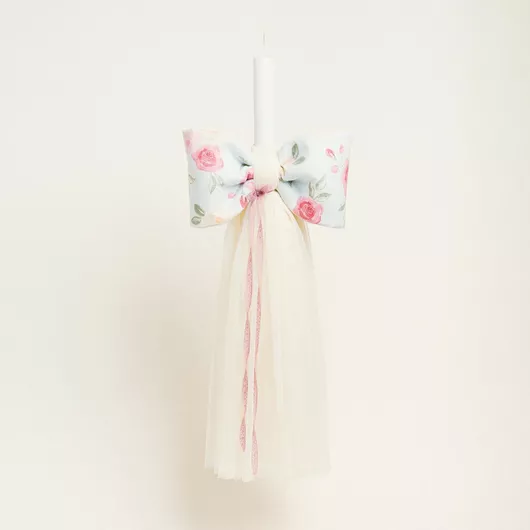 Πασχαλινή Λαμπάδα Στρογγυλή Ροζ