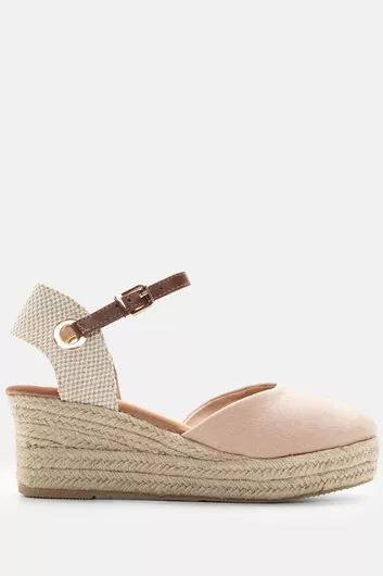 Luigi Καλοκαιρινές Γυναικείες Πλατφόρμες Εσπαντρίγιες Μπεζ