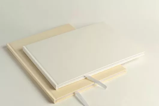 Beauty Home Βιβλιο Ευχων Δερματινη Ορθιο Λευκο