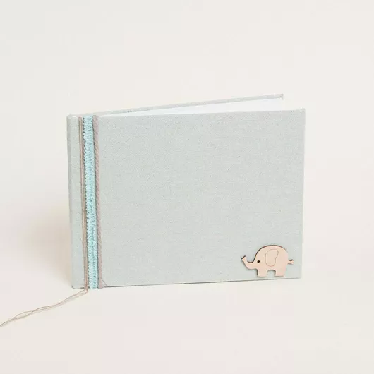 Beauty Home Βιβλιο Ευχων Ελεφαντακι Πλαγιο Lurex Βεραμαν Χρυσο