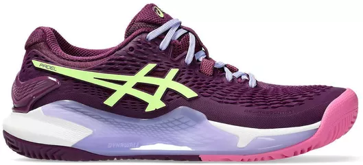 ASICS Gel-Resolution 9 Γυναικεία Παπούτσια Padel για Όλα τα Γήπεδα White / Fruit Punch