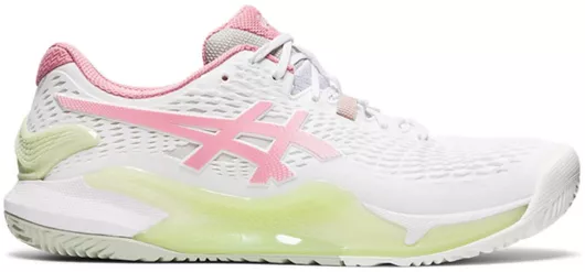 ASICS Gel-Resolution 9 Γυναικεία Παπούτσια Padel για Όλα τα Γήπεδα White / Fruit Punch