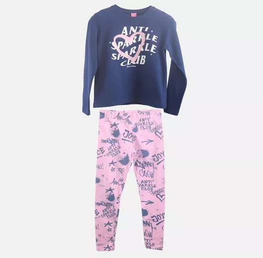 Joyce Παιδικό Σετ με Κολάν Χειμερινό 2τμχ Navy Blue