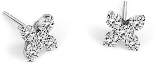 Σκουλαρίκι Diamond GroupΛευκόχρυσο 18Κ με Διαμάντι