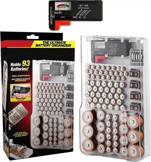 Battery Tester HS1812 Ψηφιακό με Πτυσσόμενη Υποδοχή