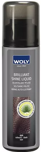 Woly Brilliant Shine Liquid Natural Γυαλιστικό για Δερμάτινα Παπούτσια 75ml