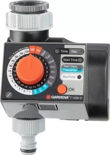 Προγραμματιστής Ποτίσματος Gardena T 1030 D (1826) Μπαταρίας 1 Εξόδου