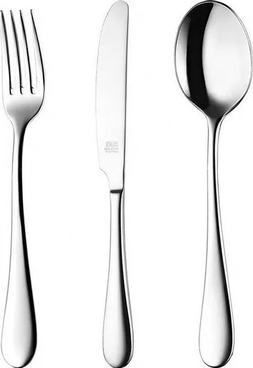 Σετ Μαχαιροπίρουνα Okus Vario Ασημί Ανοξείδωτα 24τμχ.