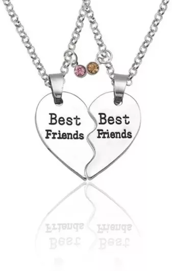 Κολιέ Best FriendsΕπιχρυσωμένο Ατσάλι