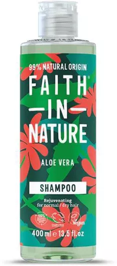Faith in Nature Aloe Vera Σαμπουάν για Κανονικά Μαλλιά 400ml