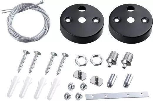 Spot Light Ανάρτηση Τοποθέτησης για Σποτ Μαύρο 6830 μαύρη