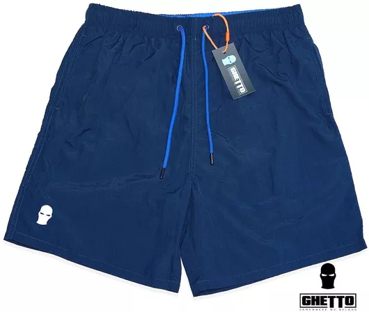 Ghetto Ανδρικό Μαγιό Σορτς Quick Dry Navy Blue