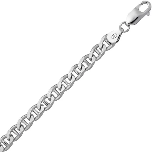 Αλυσίδα Λαιμού Croma Catene Ασημί Λεπτή Πάχους 5.7mm & Μήκους 60cm