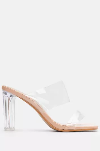 Luigi Mules με Χοντρό Τακούνι Ροζ