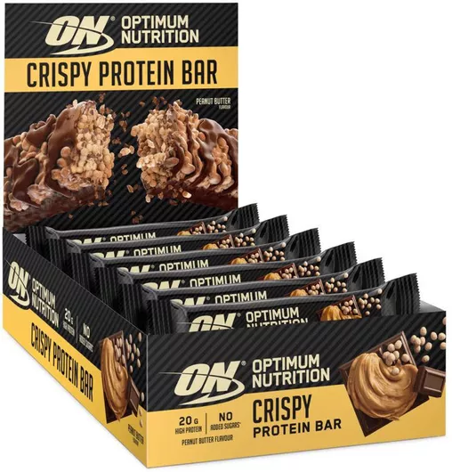 Optimum Nutrition Crispy Protein Bar Peanut Butter 10 x 65g