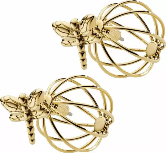 Γυναικείο Σκουλαρίκι Emporio Armani ΚαρφωτόΑτσάλι Επιχρυσωμένο