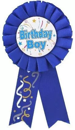 Κονκάρδα Birthday Boy με Κομφετί