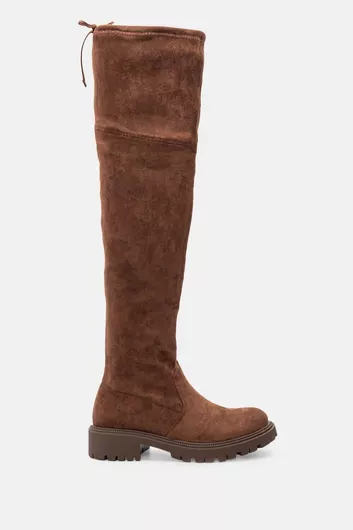 Luigi Γυναικείες Μπότες Πάνω από το Γόνατο Καφέ