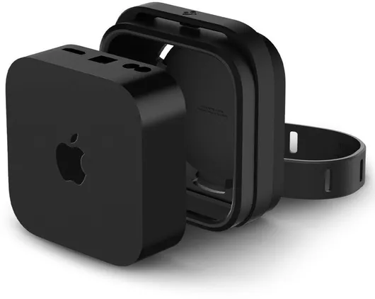 Θήκη Spigen Sgp Silicone Fit για Apple TV 4K 3rd Gen 2022 Βάσης Μαύρο AMP05858