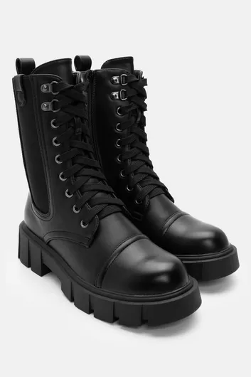 Αρβυλάκια Τρακτερωτή Σόλα & Λάστιχο 4315201-Μαύρο