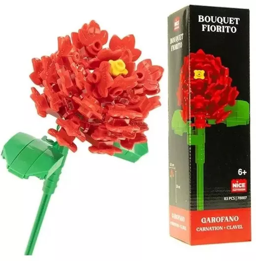 Τουβλάκι Nice Group Carnation Flower για 6+ Ετών 83τμχ.