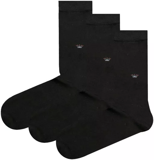 Vtex Socks Ανδρικές Κάλτσες Μαύρο 6Pack