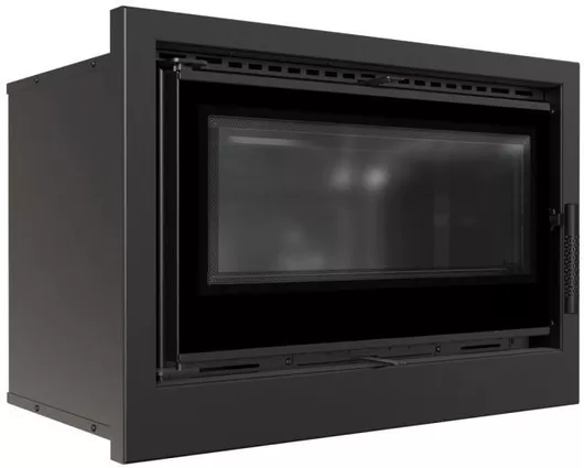 Ενεργειακό Τζάκι Kratki Arke 70 Κασέτα Ξύλου Αεραγωγών 8kW Ίσιο με Ανοιγόμενη Πόρτα Black