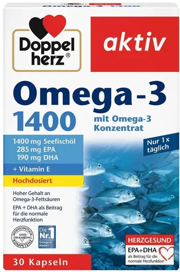 Doppelherz Omega-3 1400mg 30 κάψουλες