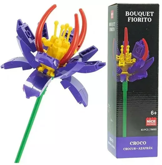 Τουβλάκι Nice Group Crocus Flower για 6+ Ετών 83τμχ.