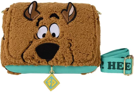 Παιδική Τσάντα Ώμου Loungefly Scooby-doo 24.13x7.62cm Καφέ