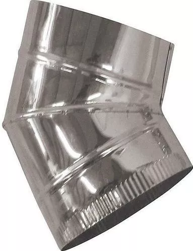 Γωνία Σύνδεσης Καπνοδόχου Inox Φ150 45°