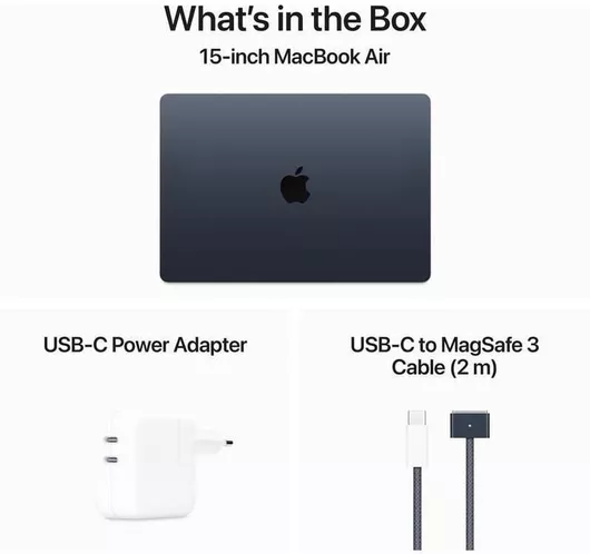 Apple MacBook Air 15.3" IPS Retina Display M4-10‑core/16GB/256GB SSD/10-Core GPU Midnight GR Keyboard