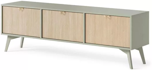 Έπιπλο Τηλεόρασης Ξύλινο Ernest Μ158xΠ38xΥ52cm Πράσινο