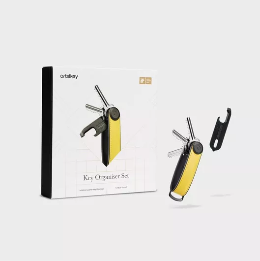 Μπρελόκ Orbitkey Δερμάτινο Μπεζ