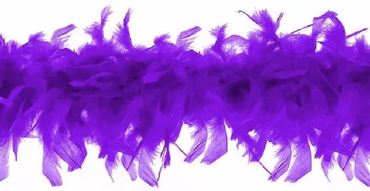 Αποκριάτικο Μπόα Μοβ 1τμχ