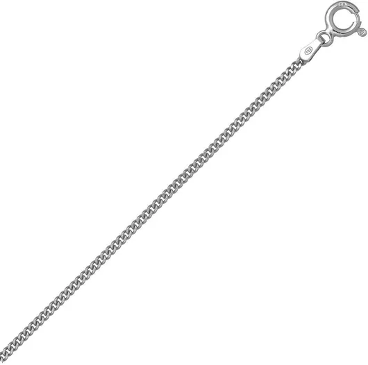 Αλυσίδα Λαιμού Croma Catene Ασημί Λεπτή Πάχους 1.75mm & Μήκους 50cm