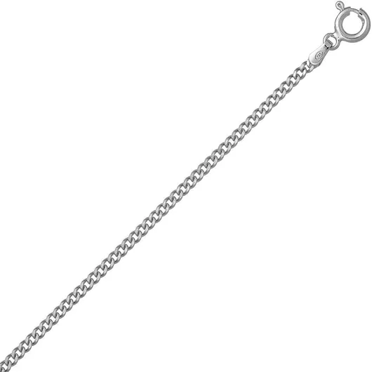 Αλυσίδα Λαιμού Croma Catene Ασημί Λεπτή Πάχους 2.1mm & Μήκους 60cm