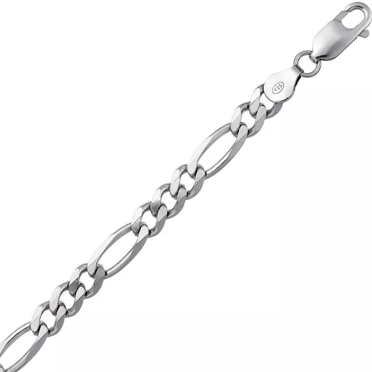 Αλυσίδα Λαιμού Croma Catene Ασημί Λεπτή Πάχους 5.7mm & Μήκους 70cm