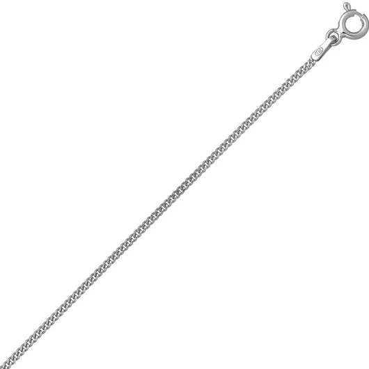 Αλυσίδα Λαιμού Croma Catene Ασημί Λεπτή Πάχους 1.4mm & Μήκους 40cm