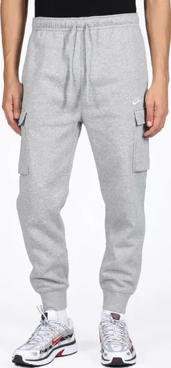 Nike Sportswear Cargo Παντελόνι Φόρμας με Λάστιχο Grey Melange