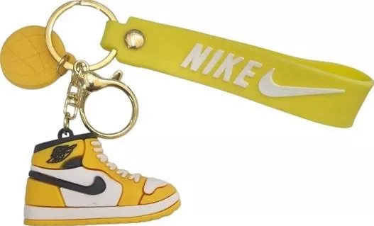 Μπρελόκ Αθλητικό Παπούτσι Keychain Κρεμαστό Pvc Κίτρινο
