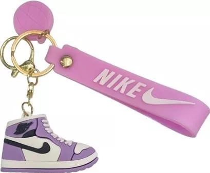 Μπρελόκ Αθλητικό Παπούτσι Keychain Κρεμαστό Pvc Μοβ
