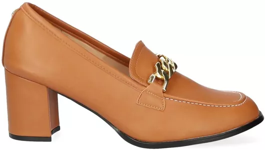 Andres Machado Γόβες Μεσαίο Τακούνι Καφέ