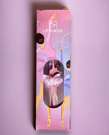 Πασχαλινή Λαμπάδα Μπαλαρίνα Στρογγυλή Μπεζ