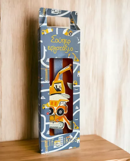 Πασχαλινή Λαμπάδα Στρογγυλή με Κουτί σούπερ 30cm.