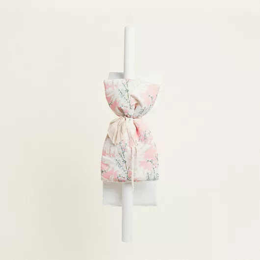 Πασχαλινή Λαμπάδα Στρογγυλή Πορτοκαλί