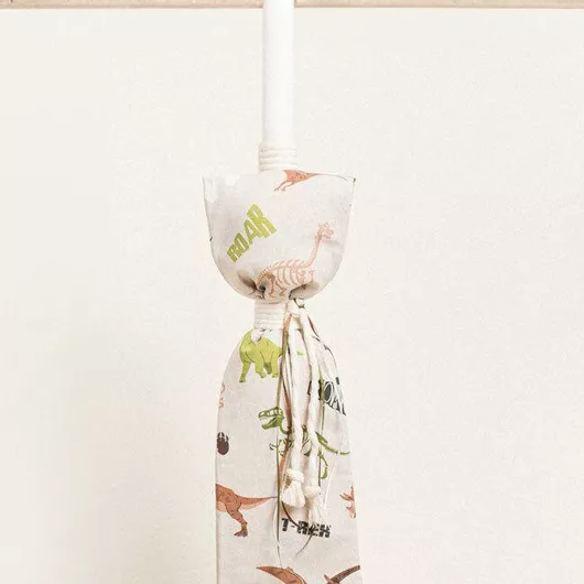 Πασχαλινή Λαμπάδα Δεινόσαυρος Στρογγυλή