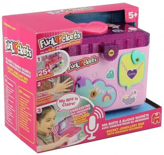 Fanatics Παιχνίδι Μίμησης Funlockets Ηλεκτρονική Μυστική Κοσμηματοθήκη για 5+ Ετών