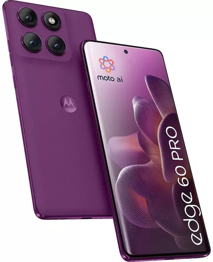 Motorola Edge 60 Pro 5G Dual SIM 12GB RAM 512GB Storage Pantone Sparkling Grape