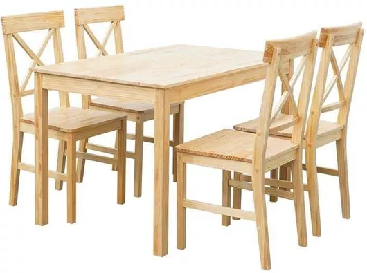 Τραπεζαρία 4τμχ 118x74cm